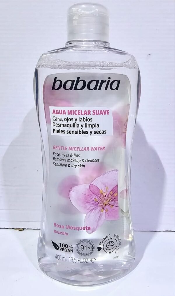 babaria AGUA MICELAR SUAVE ROSA MOSQUETA