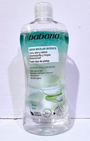 babaria AGUA MICELAR BIFASICA ALOE