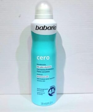 babaria CERO DESODORANTE 0% SALES ALUMINIO