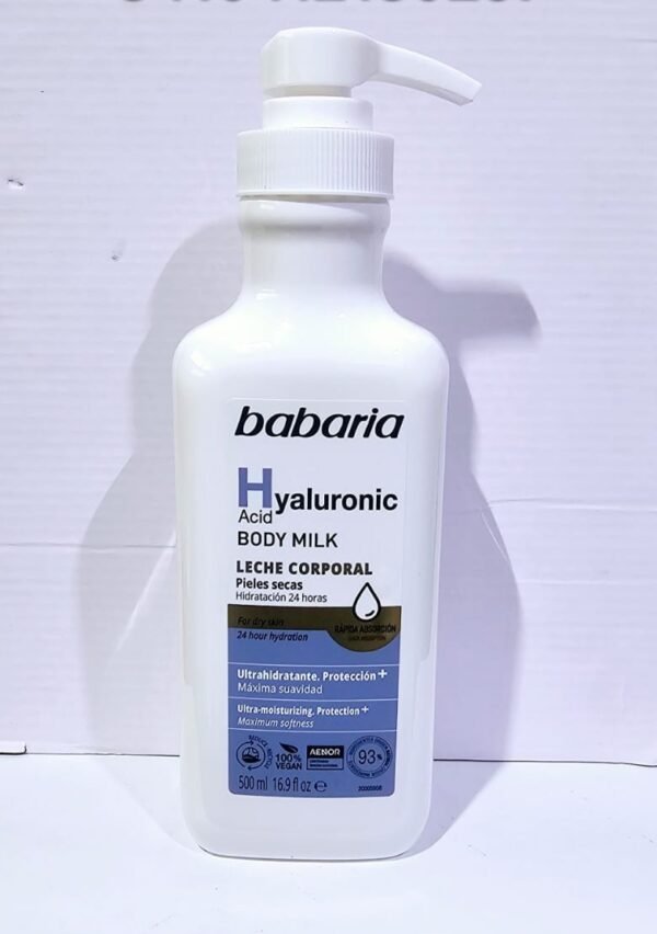 babaria Hyaluronic acid body milk leche corporal