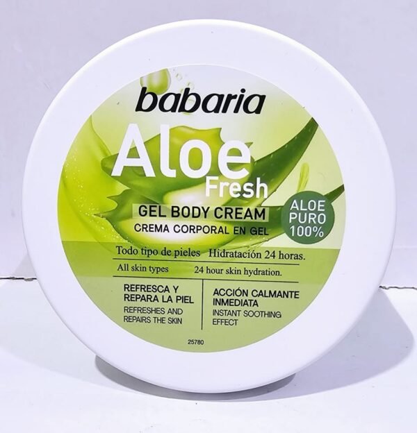0298 babaria Aloe fresh GEL BODY CREAM