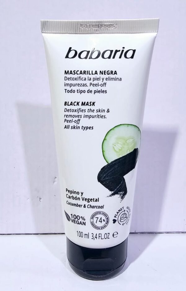 babaria MASCARILLA NEGRA BLACK MASK
