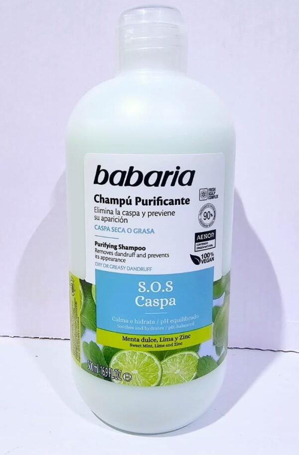 babaria purifying shampoo Sos Caspa 500ml