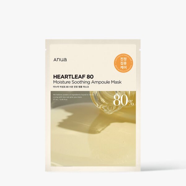 Anua Heartleaf 80% Soothing Ampoule mask