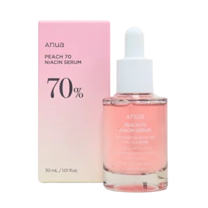 Anua Peach 70% Niacinamide Serum 30ml / brightening hydrating face serum hyperpigmentation treatment reducing melanine daily clean beauty
